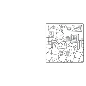 Boek - Kleurboek - Sunny vibes - Comfy & cosy - Love & hugs