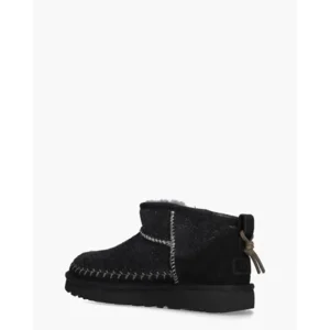 UGG Classic Ultra Mini Biarritz Black Damesboots
