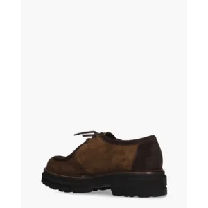 Mat:20 3225 Bruin/Beige Dames Veterschoenen