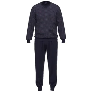 Ammann Heren pyjama: Blauw, tot 6XL ( AMM.563 )