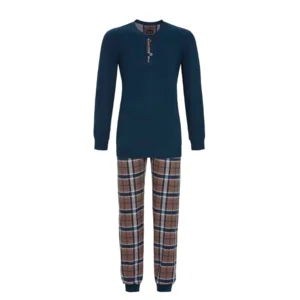 Ringella Heren Pyjama: Blauw, Interlock ( RIN.268 )