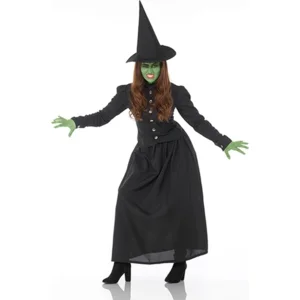 Kostuum - Heks - Wicked witch - 3dlg - M