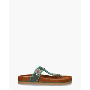 Jas Exports Rowena Groen/Multicolor Damesslippers