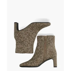 Lisa & Jo Vivine Beige/Multi Dames Enkellaarsjes