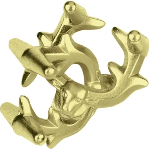 IQ-puzzel - Elk - Mini - Metaal - Niveau 5