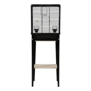 Zolux Vogelkooi Chic Loft Met Meubel Zwart 124 cm