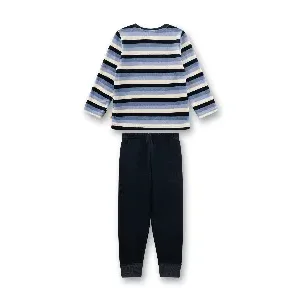 Sanetta Pyjama Jongens: Blauw gestreept ( SAN.160 )