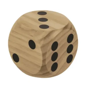 Dobbelsteen - Hout - 5,8cm