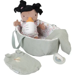 Pop - Baby Evi - In draagmand - Met toebehoren