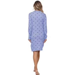 Pastunette –  Leopard Lilac - Nachtkleed – 111252-636-1