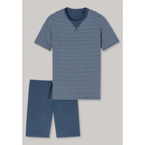 Schiesser – Natural Dye – Pyjama – 175618 – Jeansblauw.