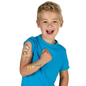 Plak tattoo - 50st. - Voor kinderen - Metallic