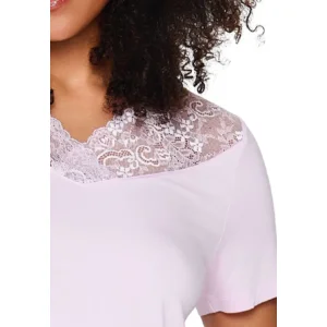 Lingadore Paradise Pink pyjama in lichtroze