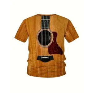T-shirt akoestische gitaar medium