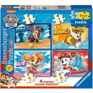 Puzzel - Paw patrol - Eerste puzzels - 2, 3, 4 & 5st.