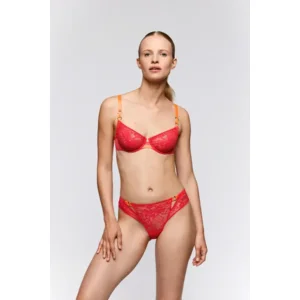 Sarda Lovelace slip in rood