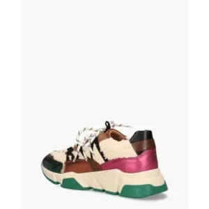Dwrs Los Angeles Teddy Off-White/Multicolor Damessneakers