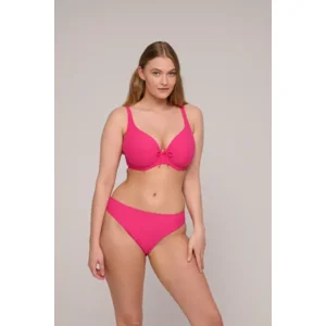 Prima Donna Swim Aswan licht voorgevormde plunge bikini in roze
