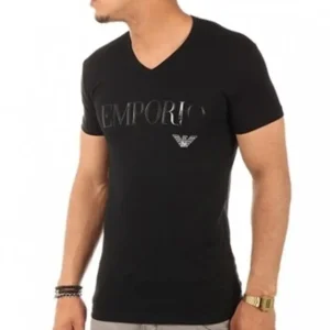 Armani - Luxe - T-Shirt  - V-Neck - 110810 - Nero