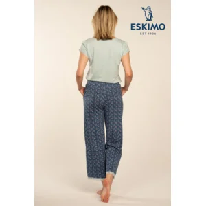 Eskimo Dames Pyjama: Florence, Korte mouw / 7-8 broek ( ESK.1751 )