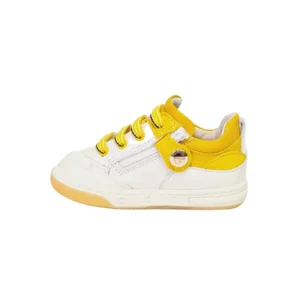 Zecchino d'Oro Sneaker N12-1020 Wit/geel 21
