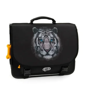 Stones and Bones Boekentas Cedar PL White Tiger Black