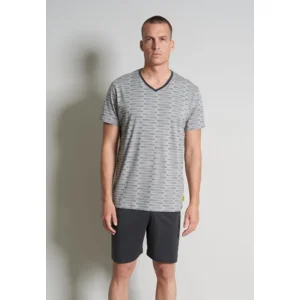 Ceceba Heren Pyjama: Grijs, korte mouw, tot 5XL ( CEC.13 )