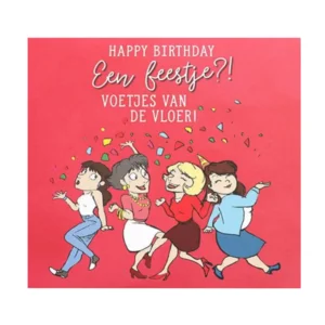 Kaart - Pop-up, licht & muziek - Happy birthday, voetjes van de vloer - 021A