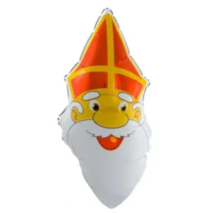 Folieballon - Sinterklaas - Op stokje - 15x35cm - Niet voor helium