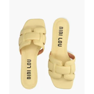 Bibi Lou Holly Flat Lichtgeel Damesslippers