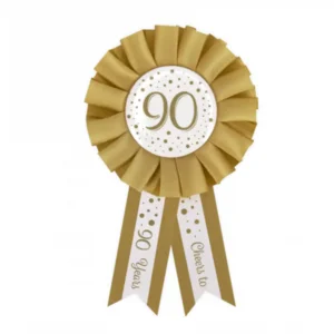 Rozet - 90 - Goud, wit
