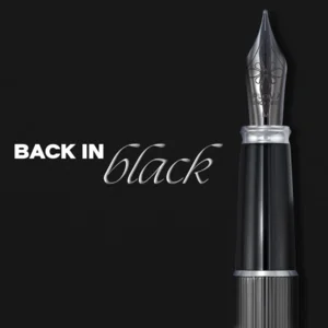 Diplomat Excellence A2 guilloche black/chrome vulpen Medium