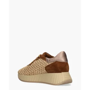 Softwaves Anna Beige/Bruin Damessneakers