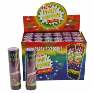 Party poppers 20 cm.
