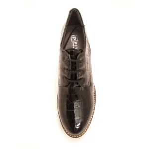 Pitillos 6502 veterschoen zwart lak