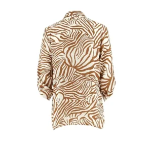 Signe Nature Tuniek: Cognac / ecru ( Signe.1003)