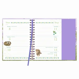 Agenda - Suus - Franciens katten - Spiraal, luxe - 2027 - 12x15,5cm