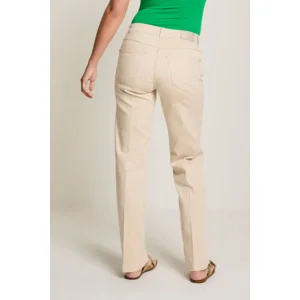 Para Mi Dames Jeans broek: Beige, Eve Pocket, Color Denim, ( PARA.347 )