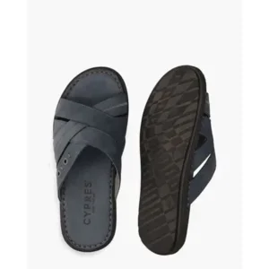Cypres Marnix Jeansblauw Herenslippers