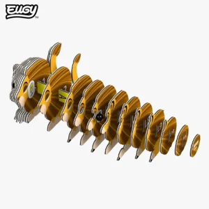 Bouwpakket - Eugy 3D - Wild dier - Leeuw - 23st. - 6,7x4,1x5,5cm - Karton - 6+