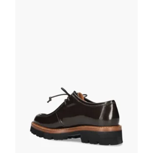 Mat:20 Carrie 3225 Bruin Dames Veterschoenen