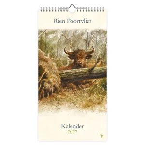 Kalender - Rund - Rien Poortvliet - 2027 - 18x34,5cm