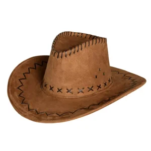 Cowboyhoed Elroy bruin - Bruine cowboyhoed