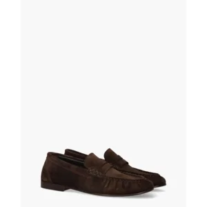 Posa Penny Loafer Wrinkle Bruine Damesloafers