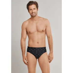 Schiesser – Sunny Side Up – Zwemslip – 169241 – Black Melange