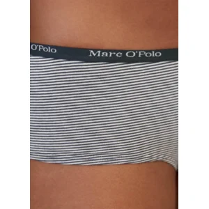 Marc O'Polo 3-pack hipsters in blauw en wit