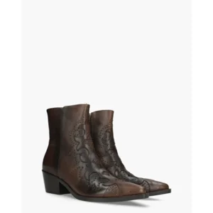 Vivian Ray Carlotta Donkerbruin Dames Enkelboots