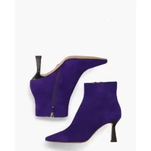 Lola Cruz 008T30BK Paars Dames Enkelboots