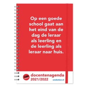 Agenda - 2022 - Docentenagenda - Omdenken - A4 - 21x29,7cm