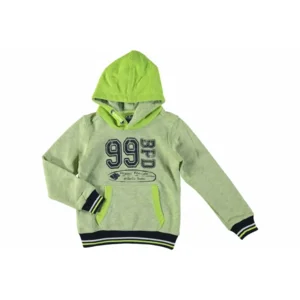 boys hooded sweatshirt lime